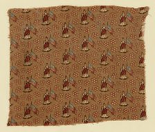 Fragment (Furnishing Fabric), United States, c. 1876. Creator: Unknown.