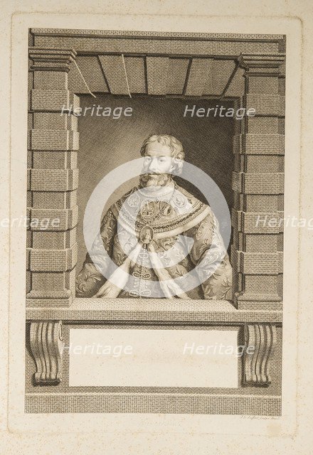 Patriarch Filaret of Moscow (Fyodor Nikitich Romanov) (1553-1633). Artist: Anonymous  