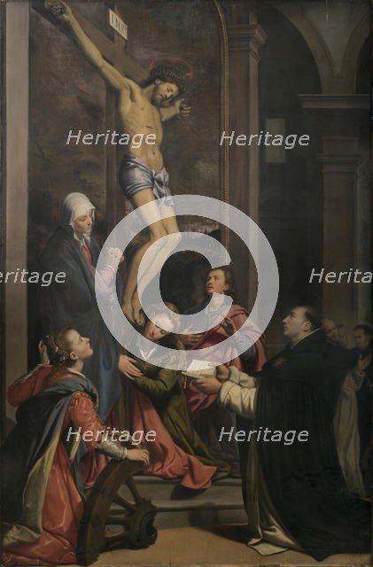 Vision of Saint Thomas Aquinas, 1593. Creator: Santi di Tito (1536-1603).