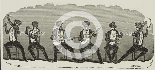 Barnards Troupe of Christy Minstrels, 1869. Creator: Unknown.