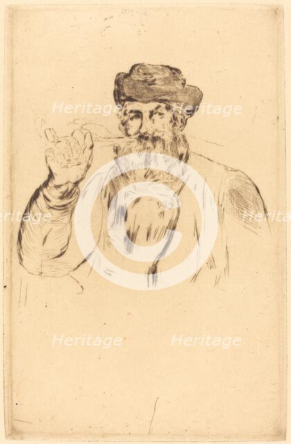 The Smoker (Le fumeur), 1866. Creator: Edouard Manet.