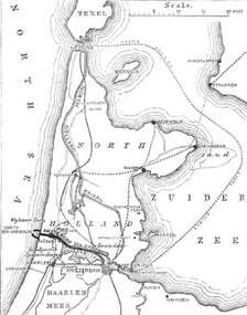 Plan of the Amsterdam Ship Canal, 1870. Creator: Unknown.