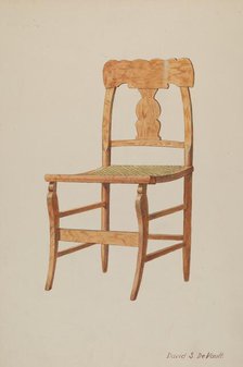 Maple Side Chair, c. 1941. Creator: David S De Vault.