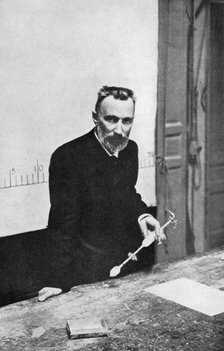 Pierre Curie, French chemist, when Professor of Physics at the Sorbonne, 1906. Artist: Unknown