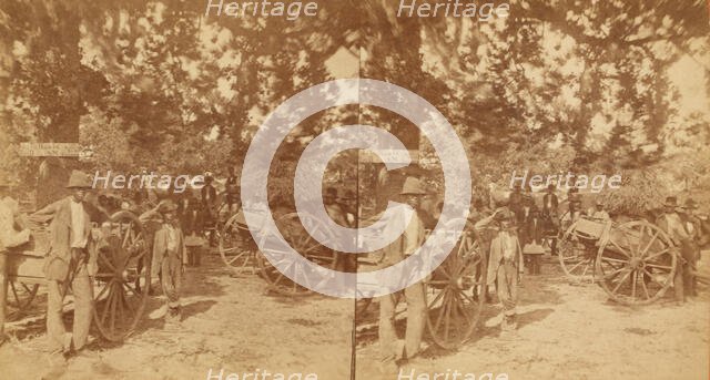 Waiting for the photographer, c1850-c1930. Creator: Unknown.