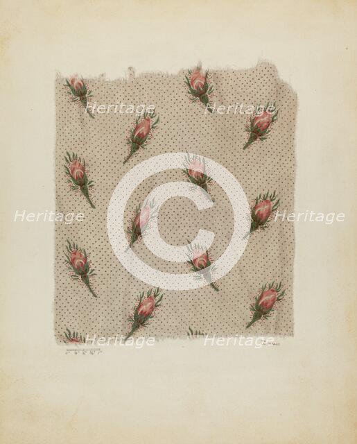 Printed Cotton, c. 1941. Creator: Joseph Lubrano.