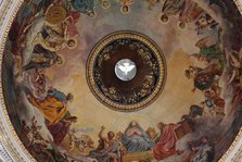 Interior of the dome of St Isaac's Cathedral, St Petersburg, Russia, 2011. Artist: Sheldon Marshall