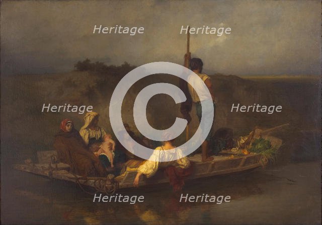 Malaria, 1848-1849. Artist: Hébert, Ernest (1817-1908)