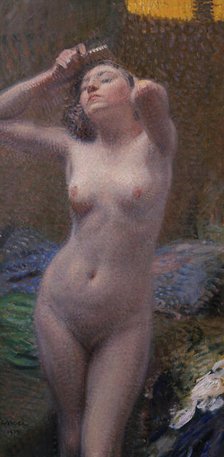 The model, 1915. Creator: Noci, Arturo (1874-1953).