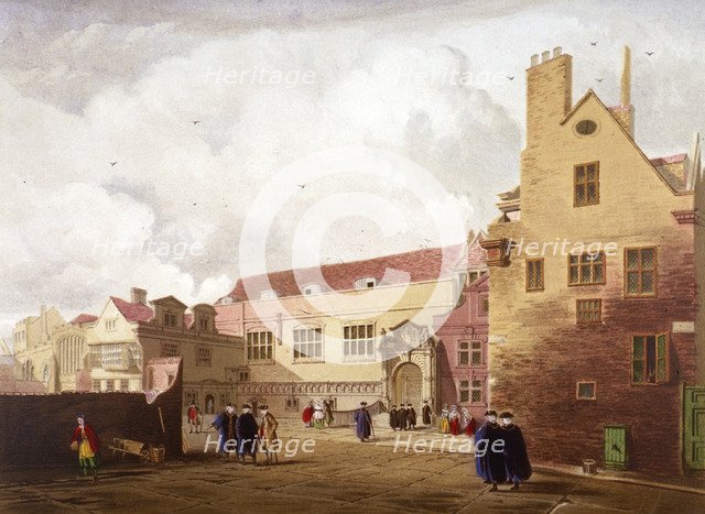 Leathersellers' Hall, Little St Helen's, City of London, 1871. Artist: Anon