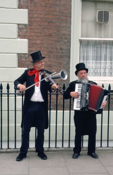 Musicians, Dickens Festival, Rochester, Kent.