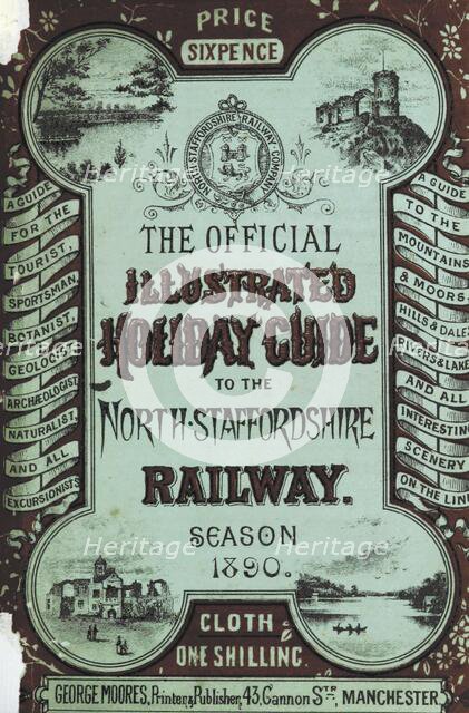 Title page, Guide to the North Staffordshire Railway, 1890. Creator: Unknown.
