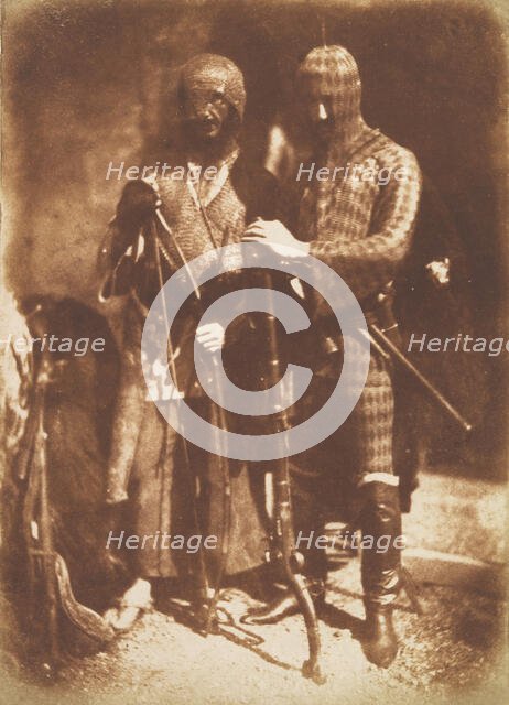 Afghans, 1843. Creators: David Octavius Hill, Robert Adamson, Hill & Adamson.