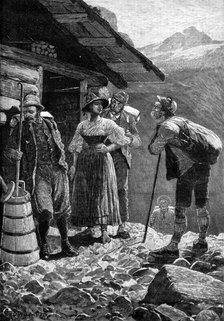 The Tourist in Switzerland, 1881. Creator: Unknown.