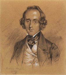 Portrait of Frédéric Chopin (1810-1849), 1845.