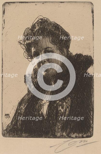 Mrs. Granberg, 1903. Creator: Anders Leonard Zorn.