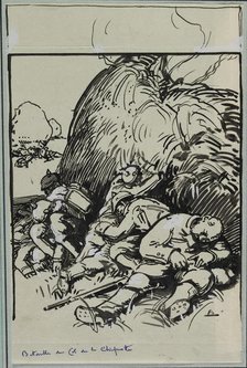 Bataille du Col de la Chiprotte, 1914. Creator: Auguste Louis Lepère (French, 1849-1918).