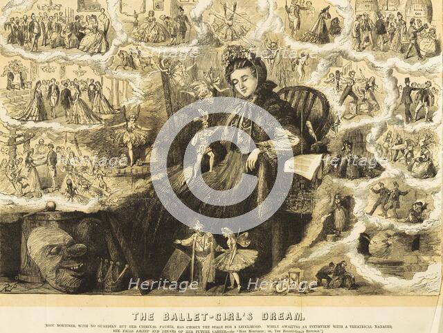 The Ballet-Girl's Dream, 1875.  Creator: Unknown.