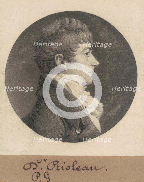 Philip Gendron Prioleau, 1809. Creator: Charles Balthazar Julien Févret de Saint-Mémin.