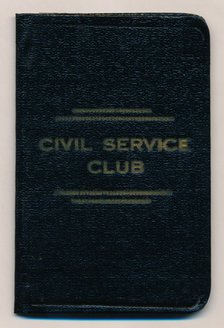 'Rules of the Civil Service Club', c1953. Artist: Unknown.