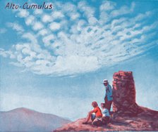'Alto-Cumulus - A Dozen of the Principal Cloud Forms In The Sky', 1935. Artist: Unknown.