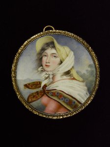 Portrait of Lady Hamilton after Georges Romney. Creator: English School.