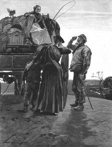 Scene from "Tess of the D'Urbervilles", by Thomas Hardy, 1891. Creator: Daniel Albert Veresmith.
