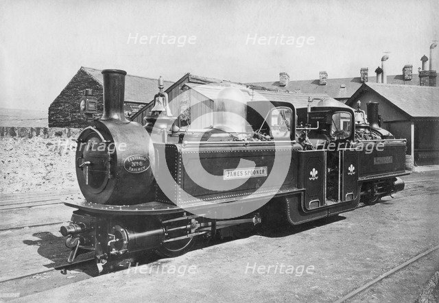 Ffestiniog Railway steam Locomotive No 8 'James Spooner', 1872. Artist: Unknown