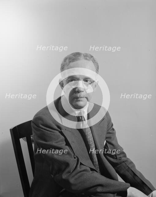 Walter White, executive secretary of the National Association...Colored People, Washington, 1942. Creator: Gordon Parks.
