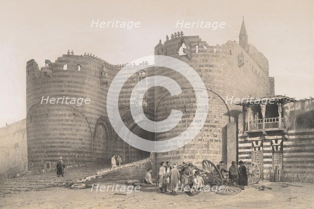 56. Porte de la Citadelle, au Kaire, 1843. Creator: Joseph Philibert Girault De Prangey.