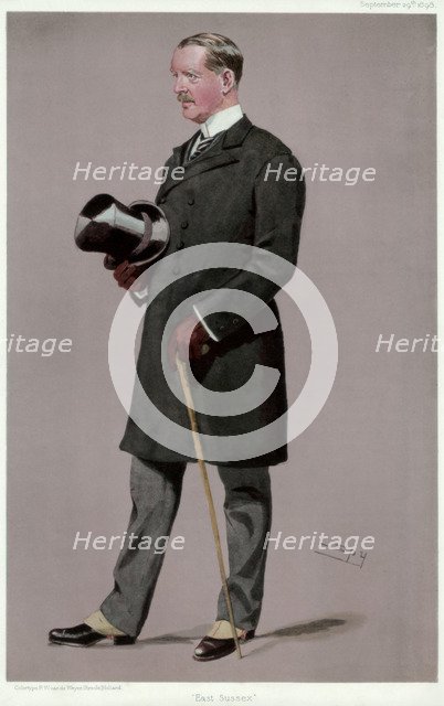 'East Sussex', Colonel Brookfield, British soldier and politician, 1898.Artist: Spy