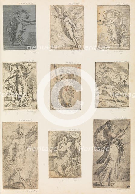 Mars and other mythological figures, ca. 1536-38 (?) . Creator: Andrea Schiavone.
