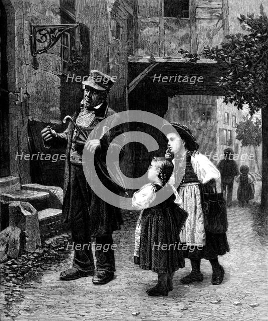 "Please Tell Us The Time!", by F. Sonderland, 1871. Creator: Unknown.