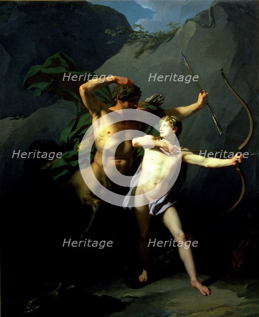  'The Education of Achilles' by Jean Baptiste Regnault.