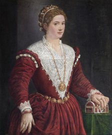 Portrait of an unknown lady, c1560s. Artist: Venetian School.