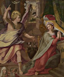 The Annunciation, c1565-1570. Creator: Marchetti; Marco (1526-1588).