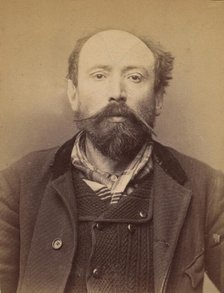 Guillemard. Isidore, François. 46 ans, né à St-Michel des Andaines (Orne). Menuisier. Anar..., 1894. Creator: Alphonse Bertillon.