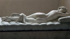 Statue of a sleeping Hermaphrodite, Artist: Unknown