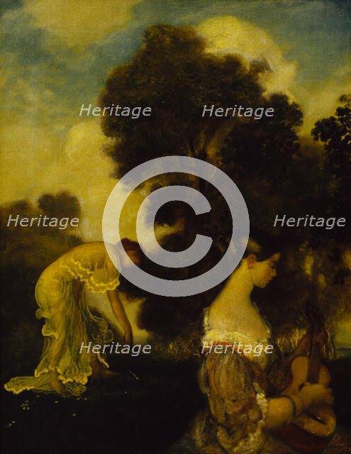 Evensong, (ca. 1898?) Creator: Arthur Davies.