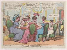 Female Politicians, January 1, 1808., January 1, 1808. Creator: Thomas Rowlandson.