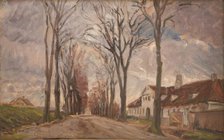 High road at Vintappergården, 1902. Creator: Albert Gottschalk.