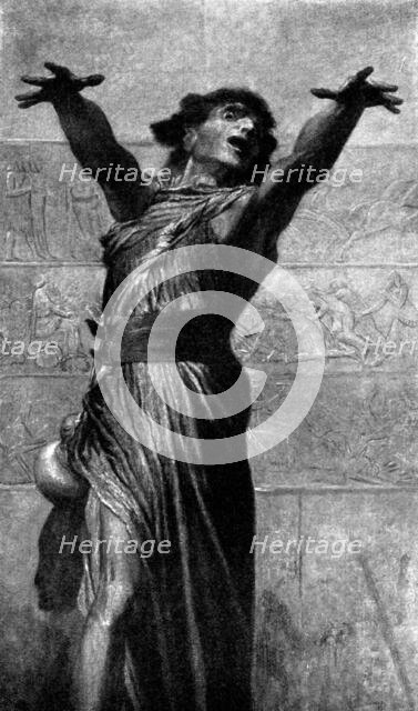 Pictures from the Royal Academy: Jonah - G. F. Watts, R.A., 1895. Creator: George Meisenbach.