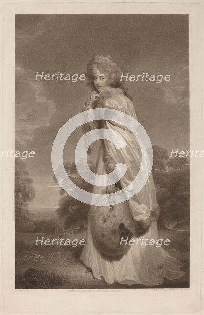 Elizabeth Farran, 1792. Creator: Francesco Bartolozzi.