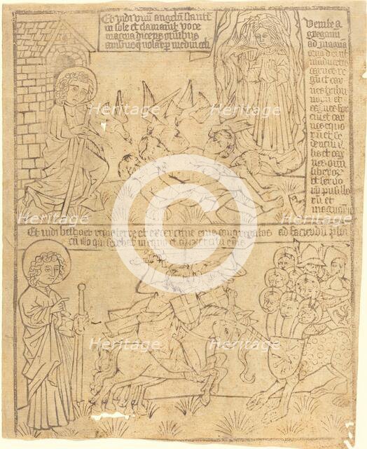 Apocalypse of John, Leaf 10, c. 1465. Creator: Unknown.