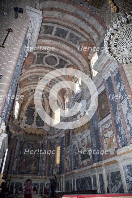 The central nave of the Cathedral of Evora, Portugal, 2009. Artist: Samuel Magal