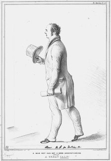 'A Man wot has got a good understanding although A Great Calf!', 1833. Creator: John Doyle.