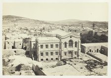 The New English Church from the Tower of Hippicus, Jerusalem, 1857. Creator: Francis Frith.