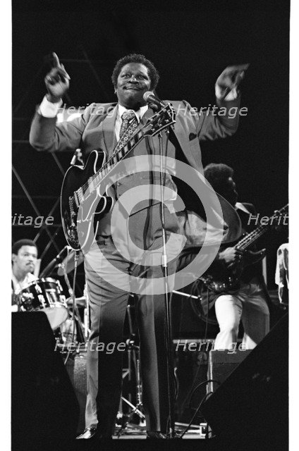 B.B. King, Capital Jazz, Knebworth, 1982.   Artist: Brian O'Connor.