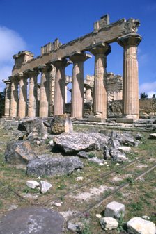 Temple of Zeus, Cyrene, Libya.