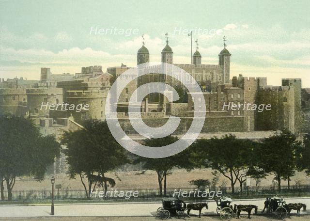 'The Tower of London', c1900s.  Creator: Eyre & Spottiswoode.